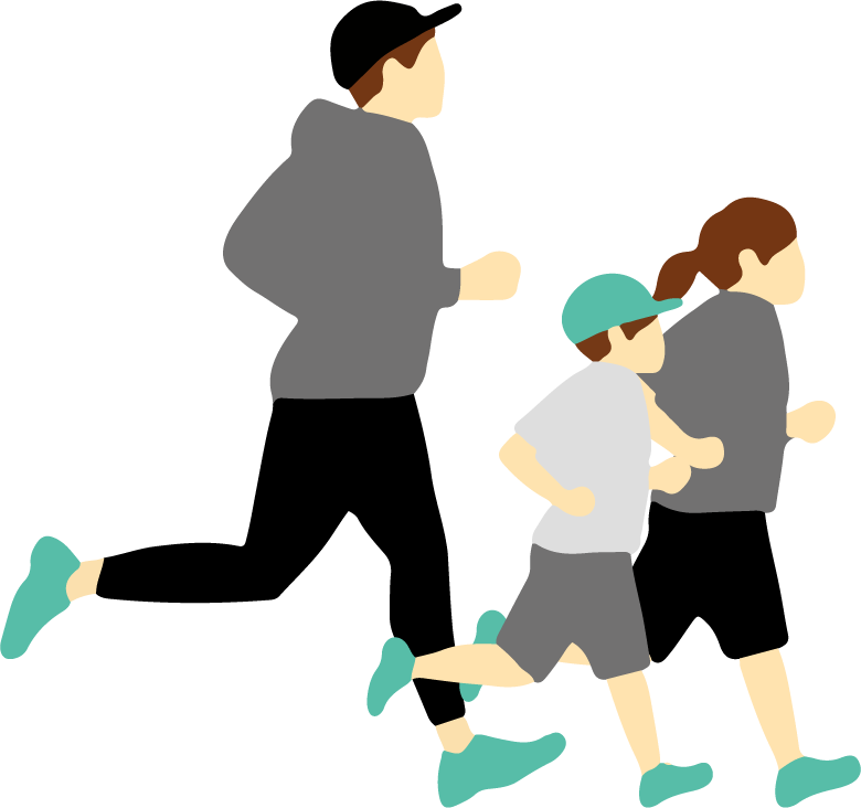 ジョギングのイラスト